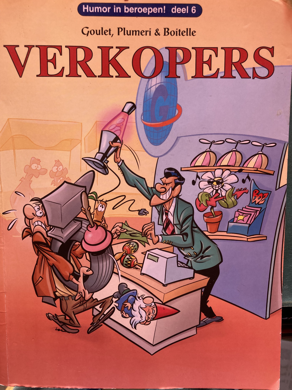 Kleine verzameling stripboeken