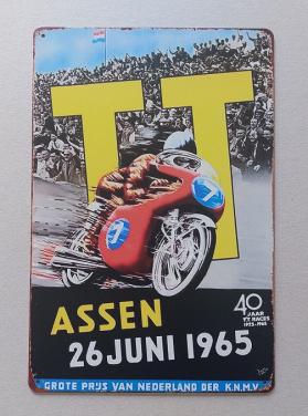 TT Assen Metalen Decoratiebord
