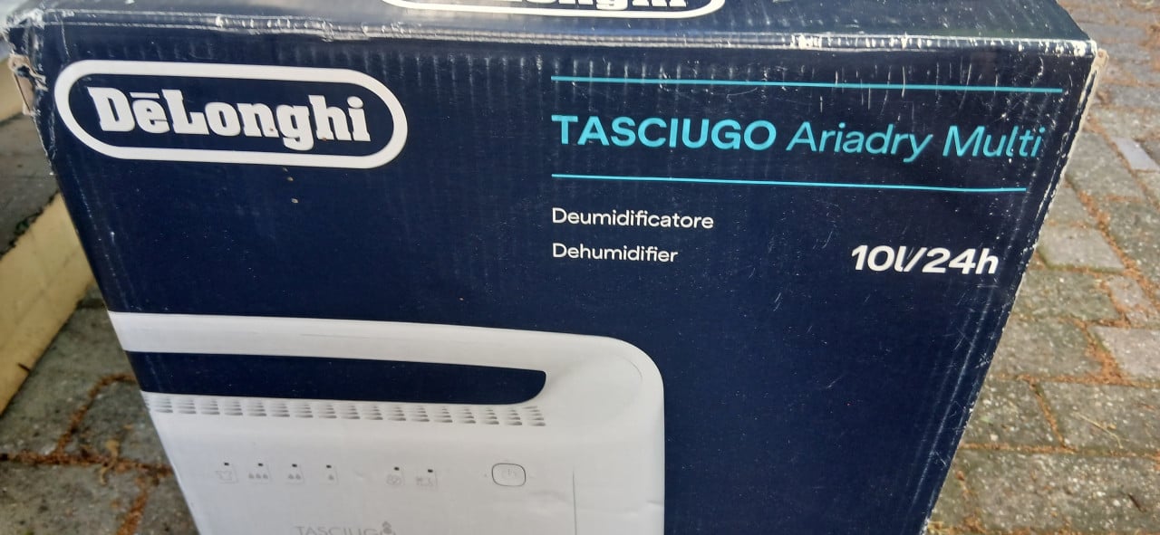 Luchtontvochtiger de longhi aria dry