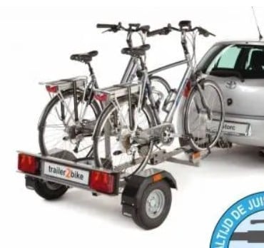 Aanhangwagen voor 2 (elektrische) fietsen
