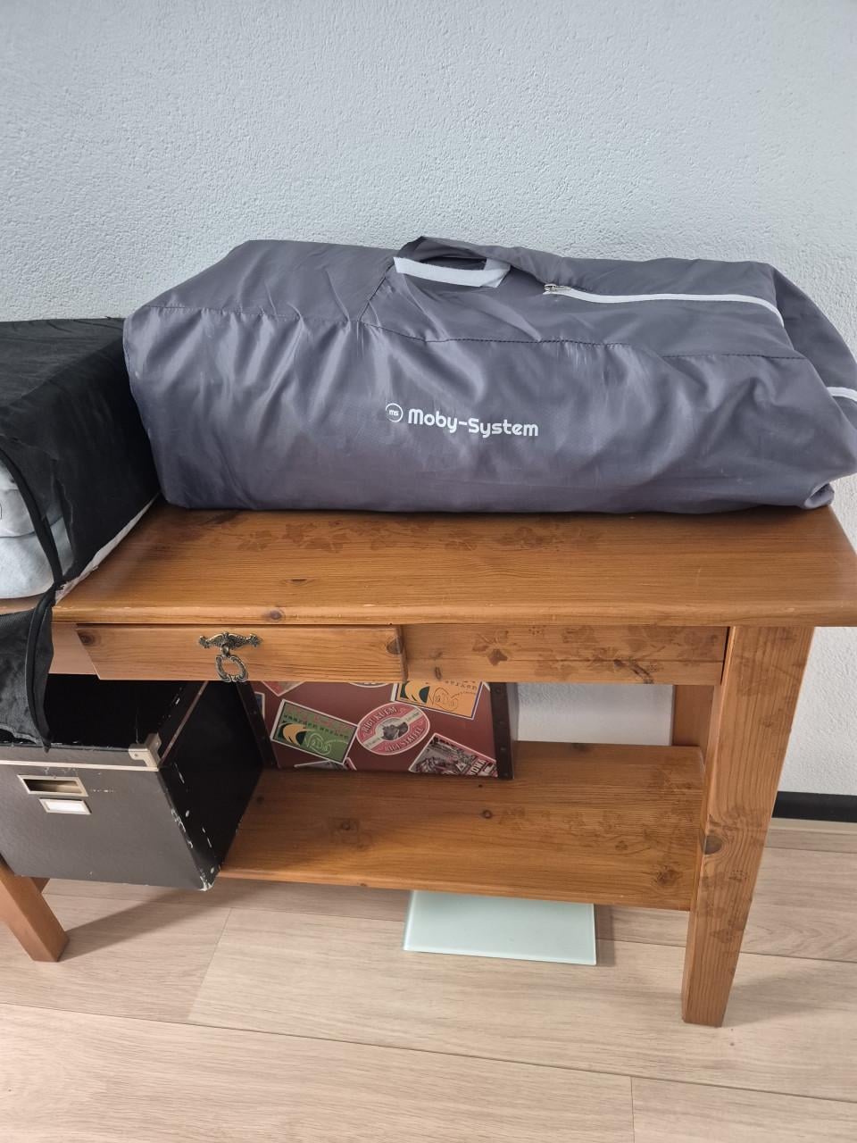 Campingbedje + extra dik matras