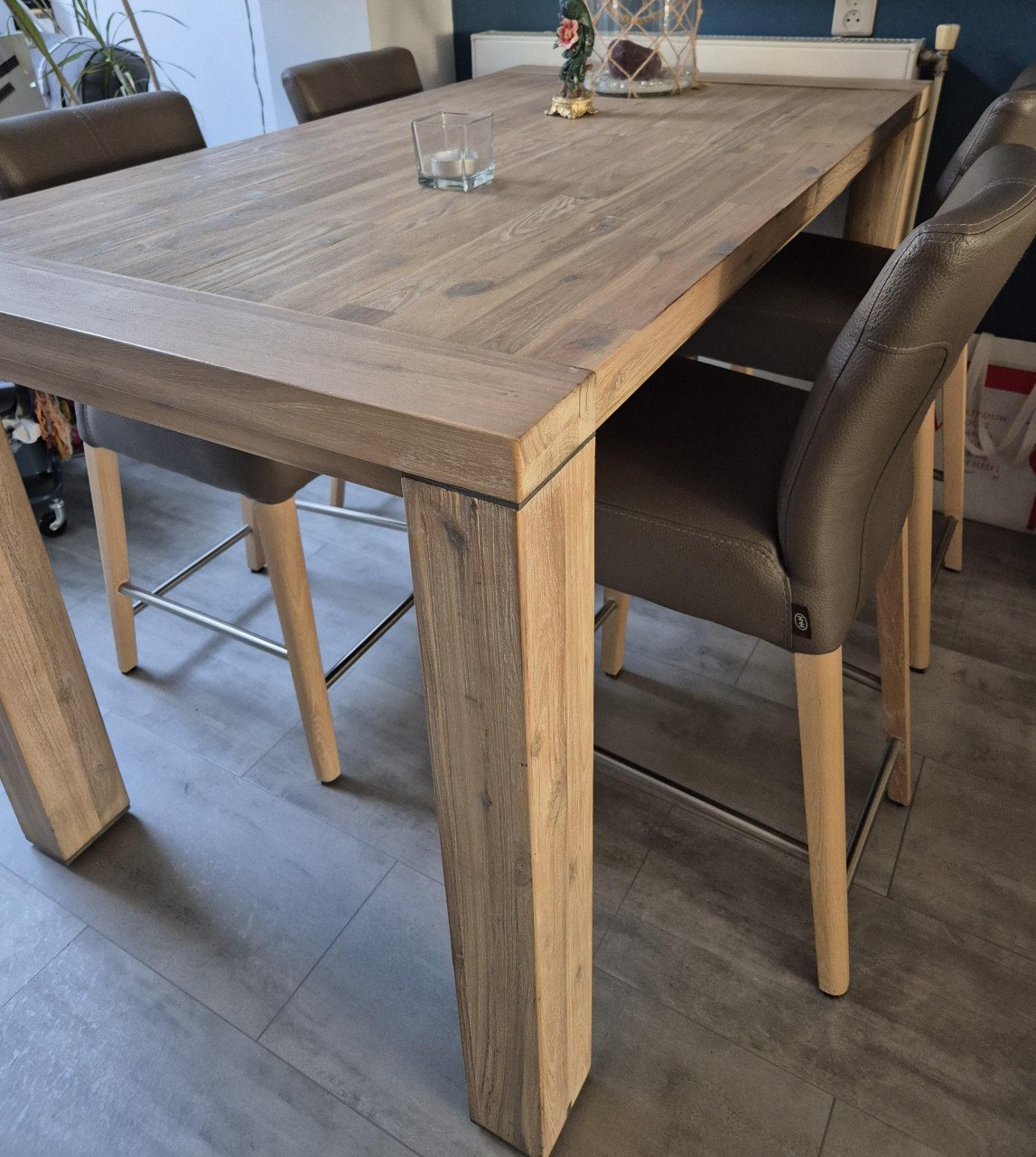 Bartafel met 6 stoelen Henders & Hazel