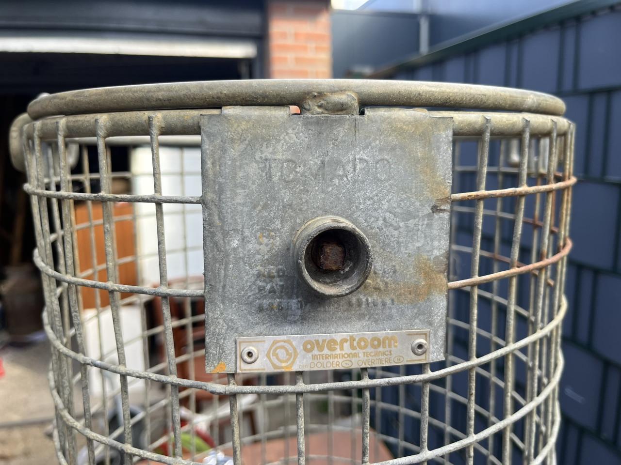 Afvalbak Tomado staal verzinkt