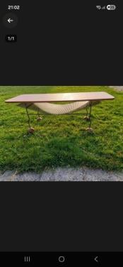 Vintage Tjerk Rijenga pilastro lectuurtafel