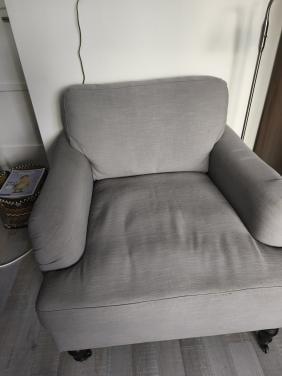2 Engelse fauteuils muisgrijs