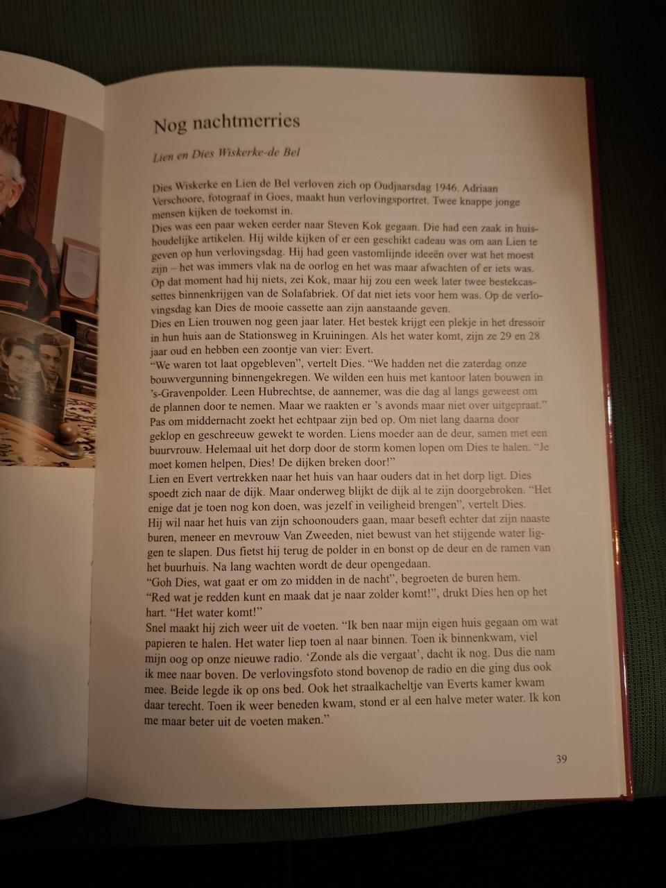 Uit het water gered, door Marga Haas, Corien de Witte