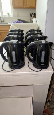 Partij van 8x Philips Daily Collection Waterkoker (1,5L – Zwar