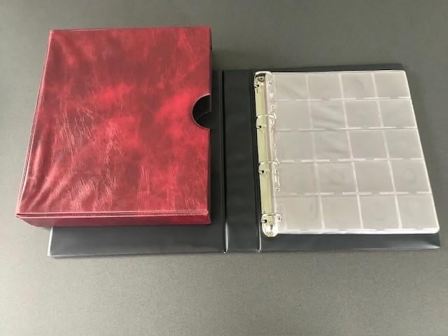 Munten album met cassette.