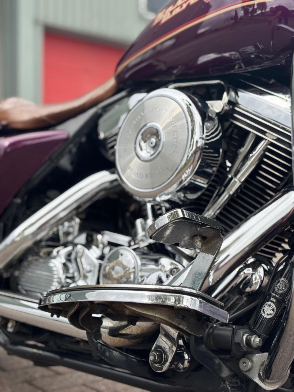 Zeer mooie harley Davidson 💜 Roadking 1340 evo