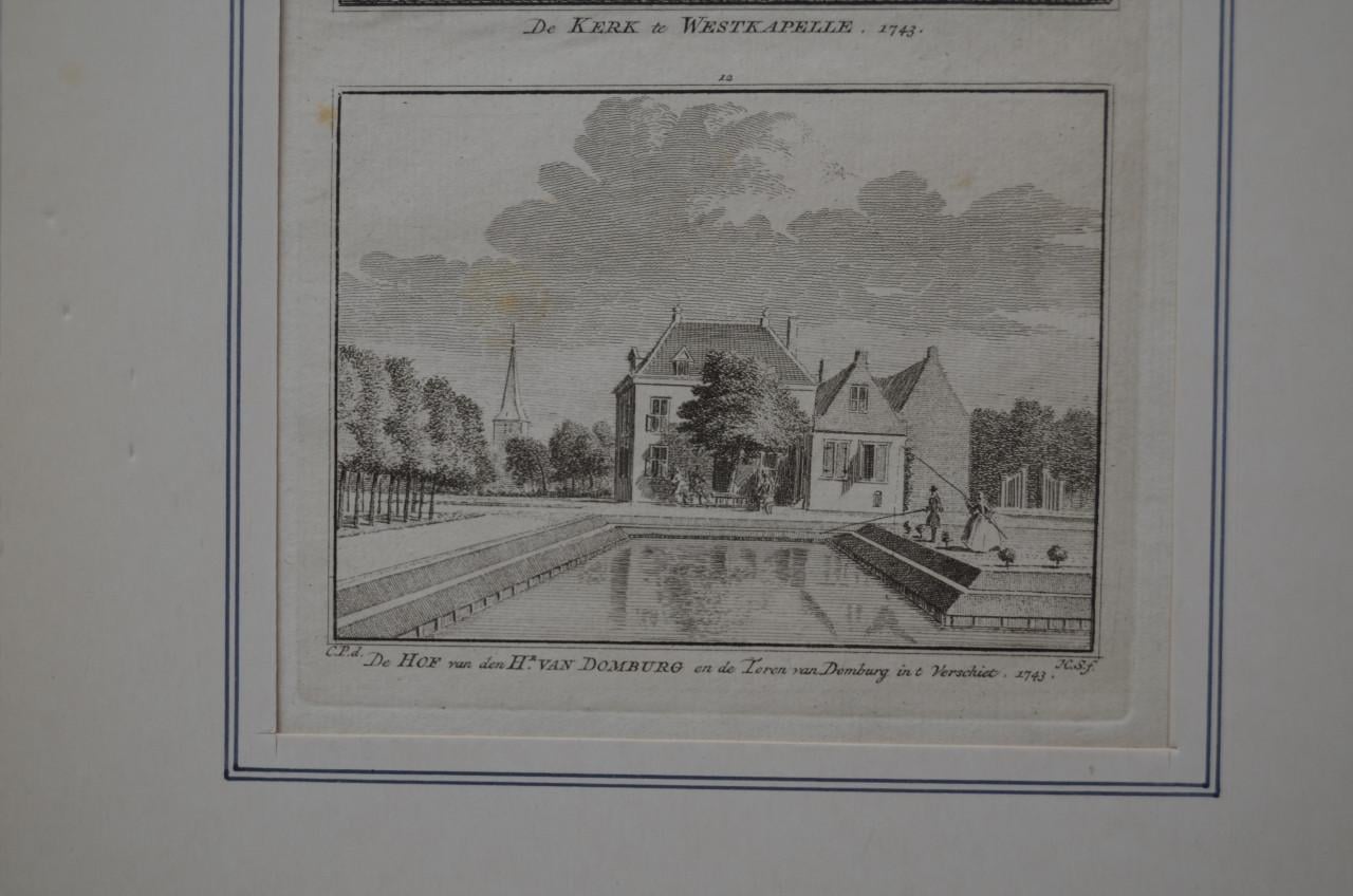 Klein dubbeletsje Westkapelle/Domburg 1743