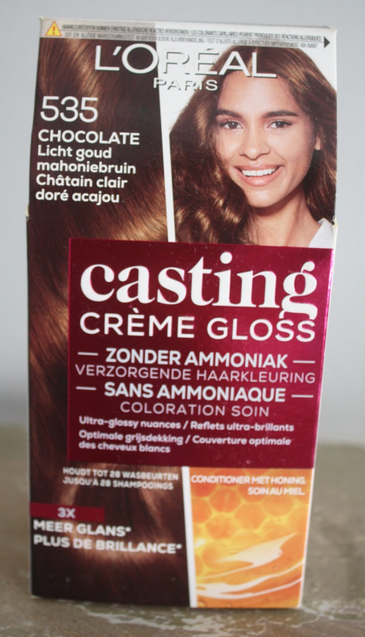 Nieuw in verpakking kleurschampoo bruin