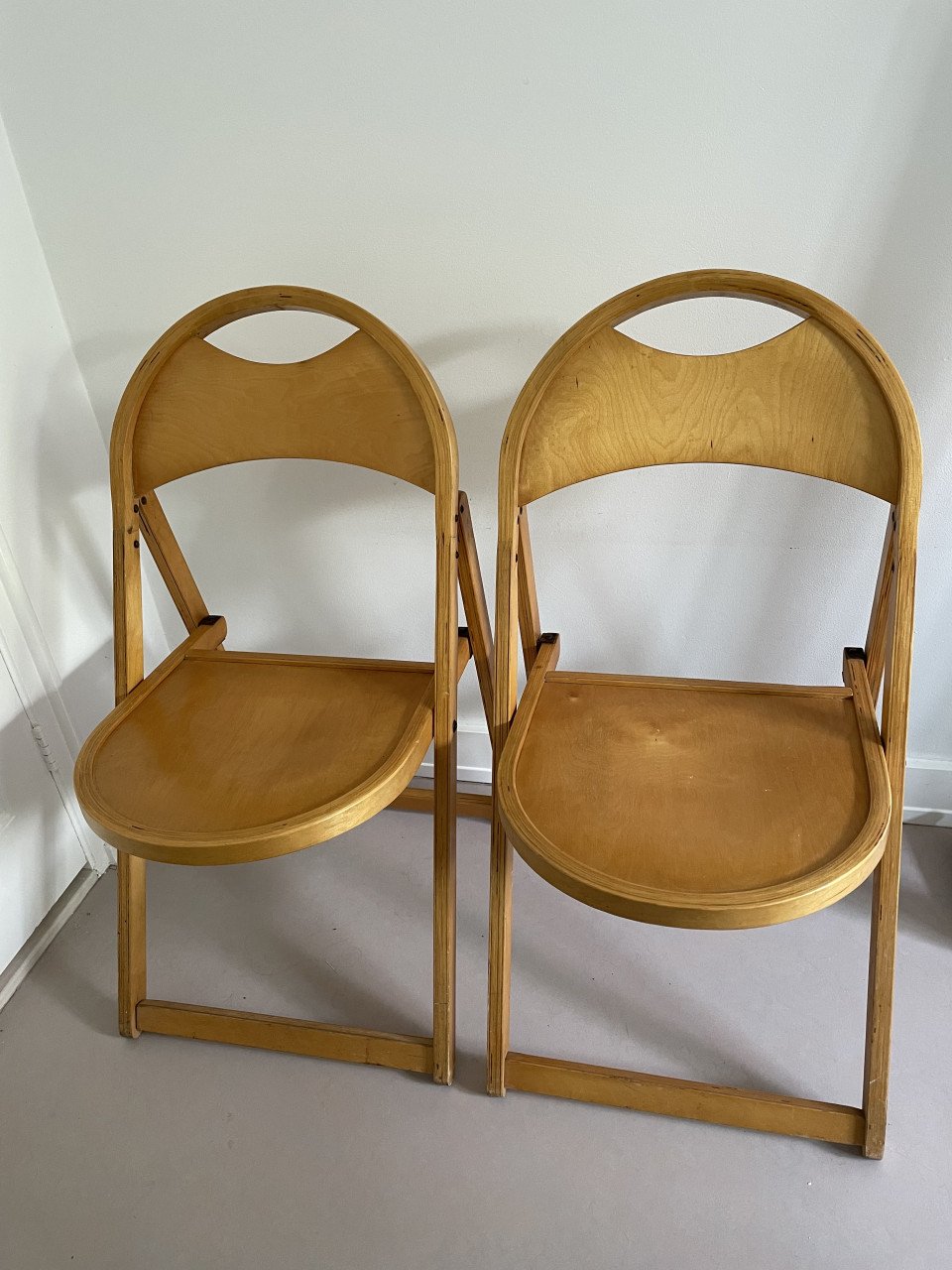 Set Vintage OTK Design Thonet Klapstoelen Jaren 50