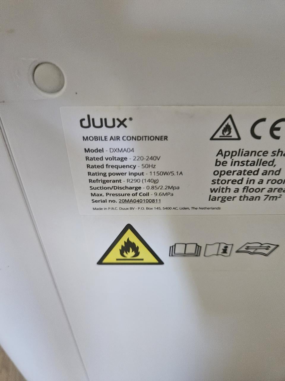 Duux Blizzard smart mobile air conditioner