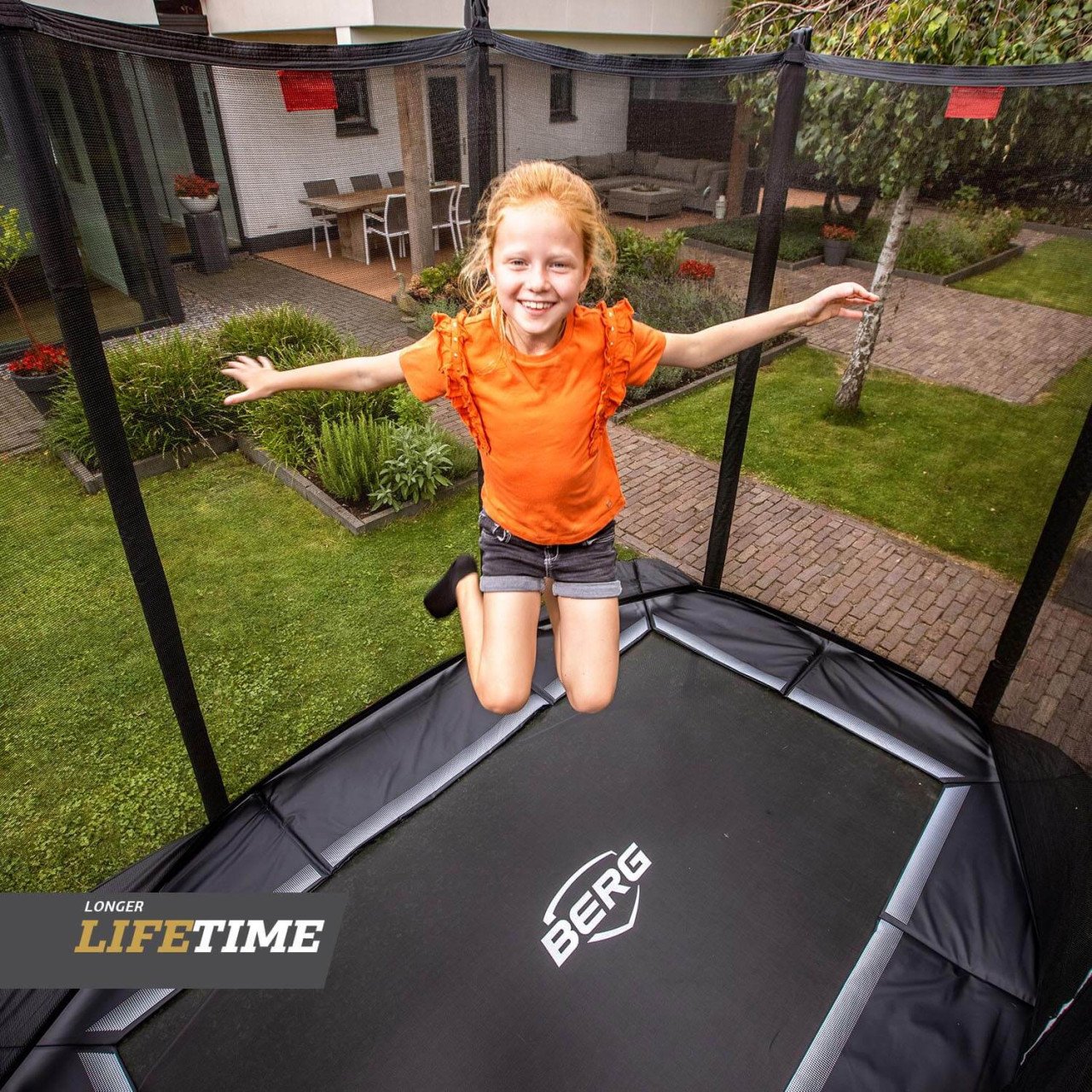 Trampoline BERG Favorit 430 Regular Antraciet