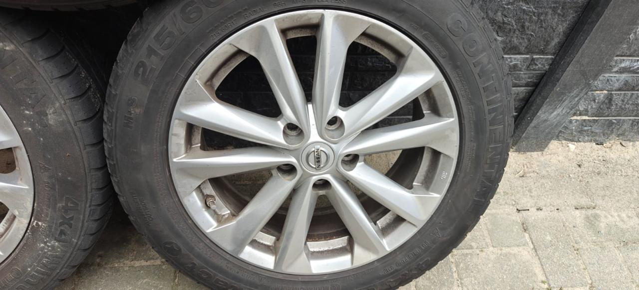 Velgen en winterbanden Nissan Qashqai J11 2014 en andere modellen