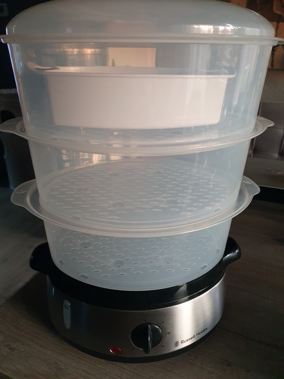 Zgan grote RVS Russell Hobbs Cook Home-stoomkoker en slowcooker...