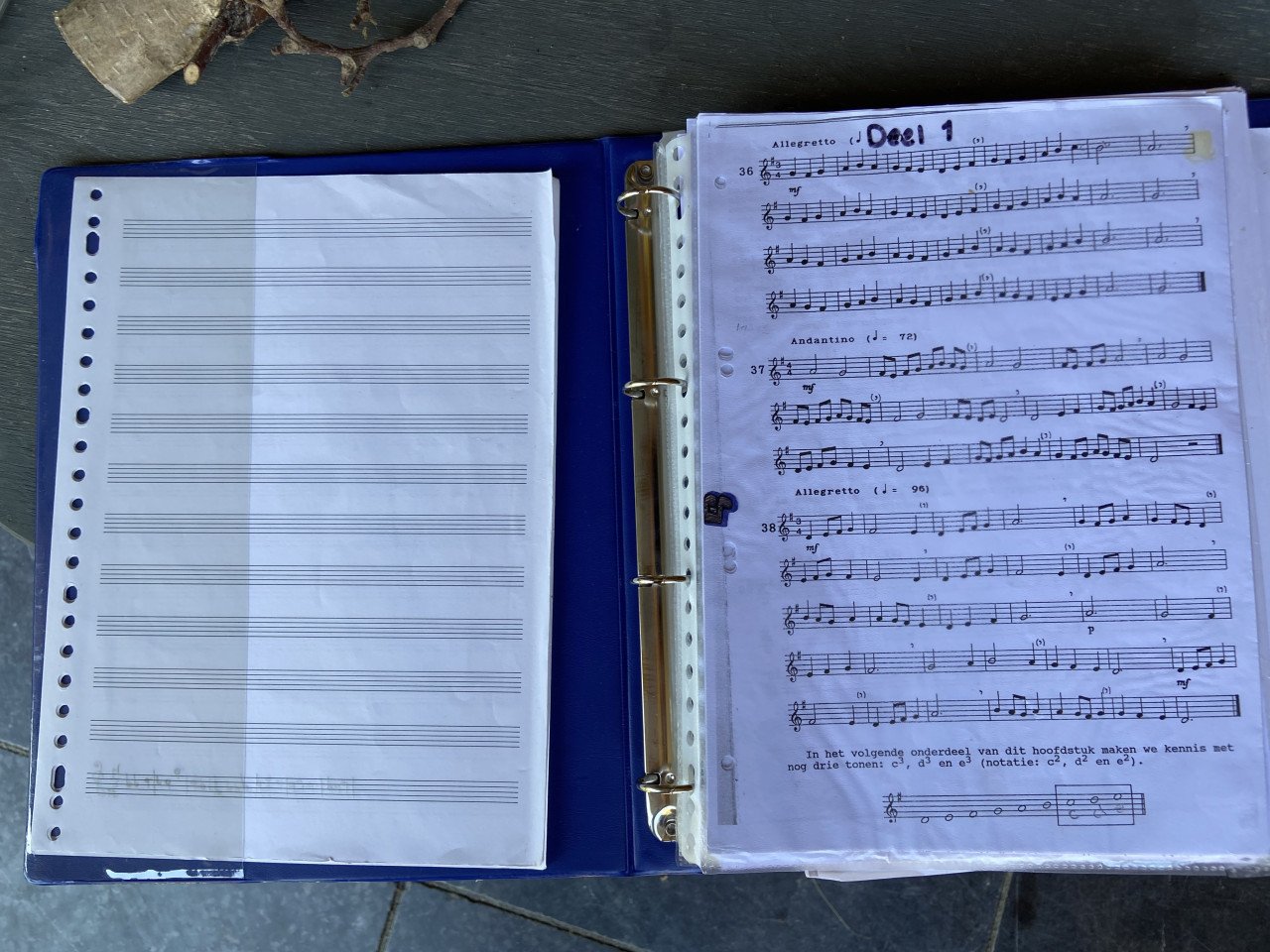 Muziekstandaard, lesboeken voor panfluit