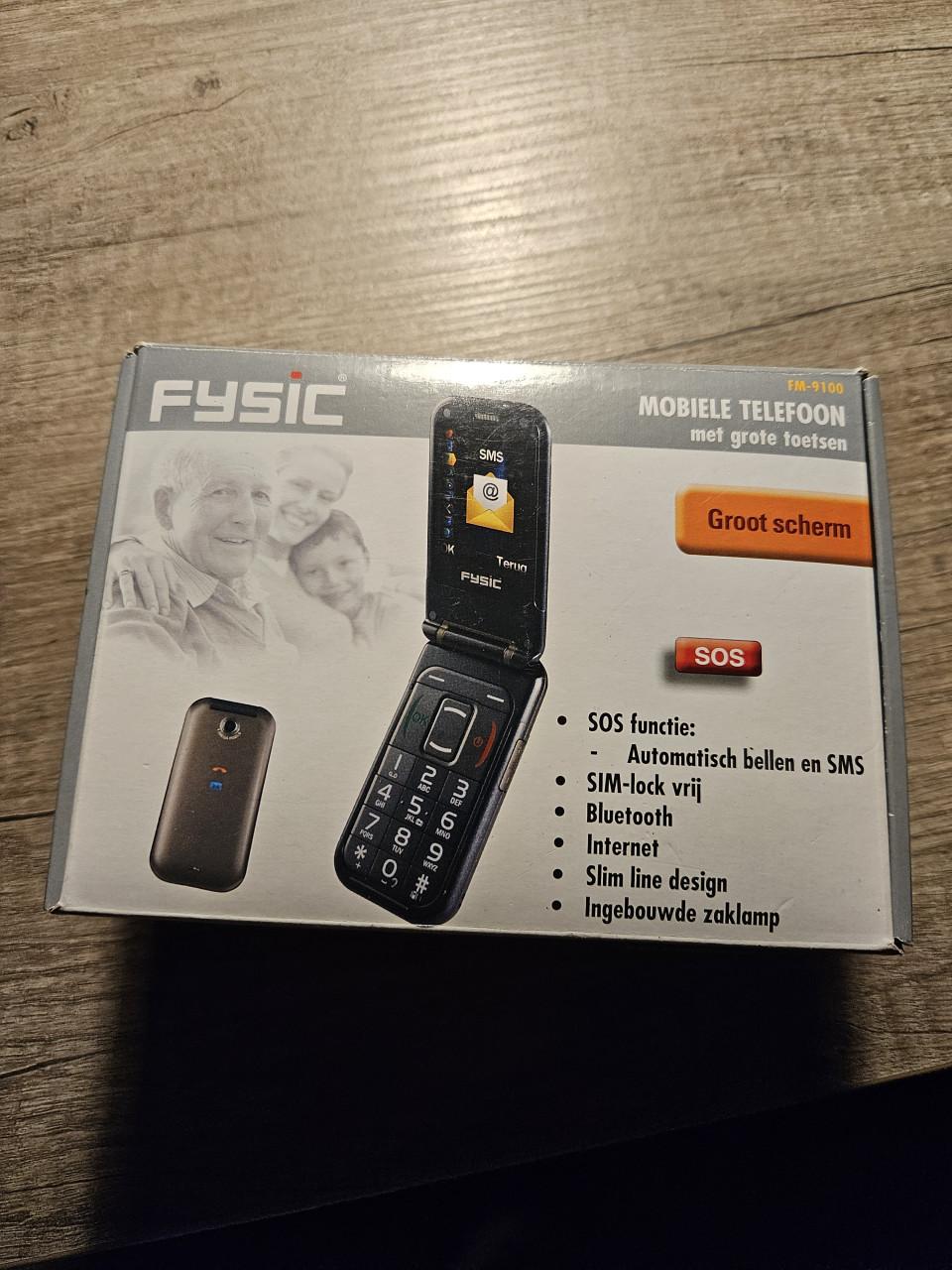 Zgan Fysic FM-9100 senioren flip telefoon simlookvrij...
