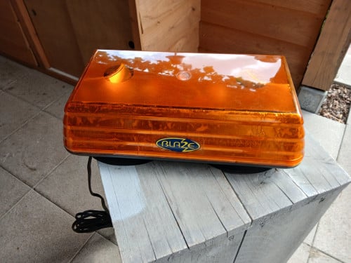 Oranje zwaailamp 12 volt