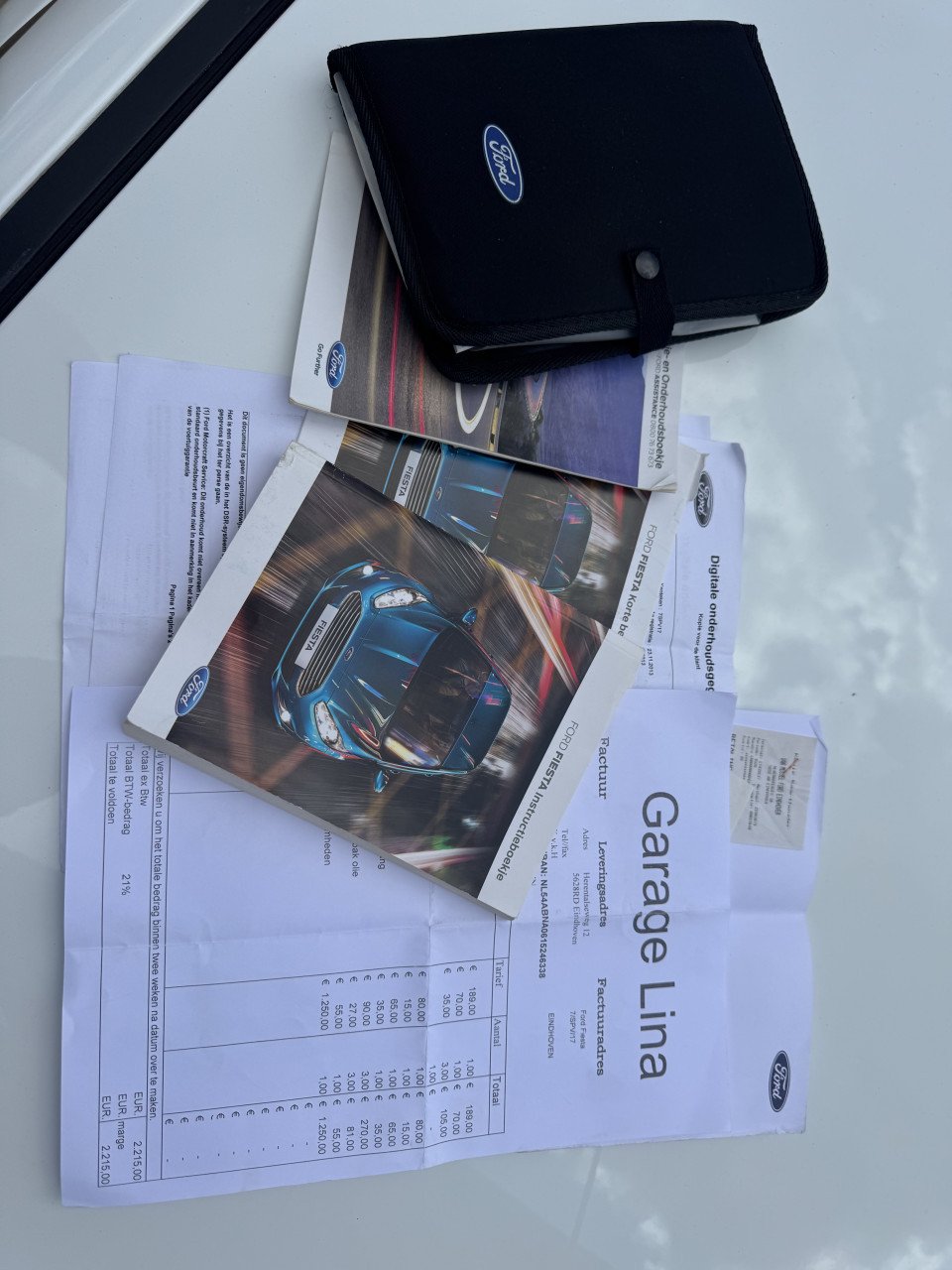 Ford Fiësta 1.0 48KW Style 5DRS 2013 Wit Airco Apk Nap