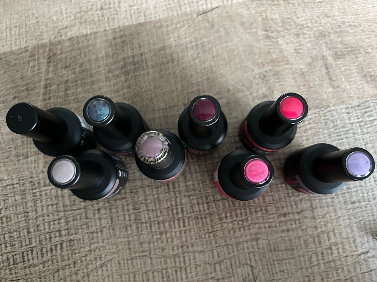 8 leuke Pink Gellac kleurtjes