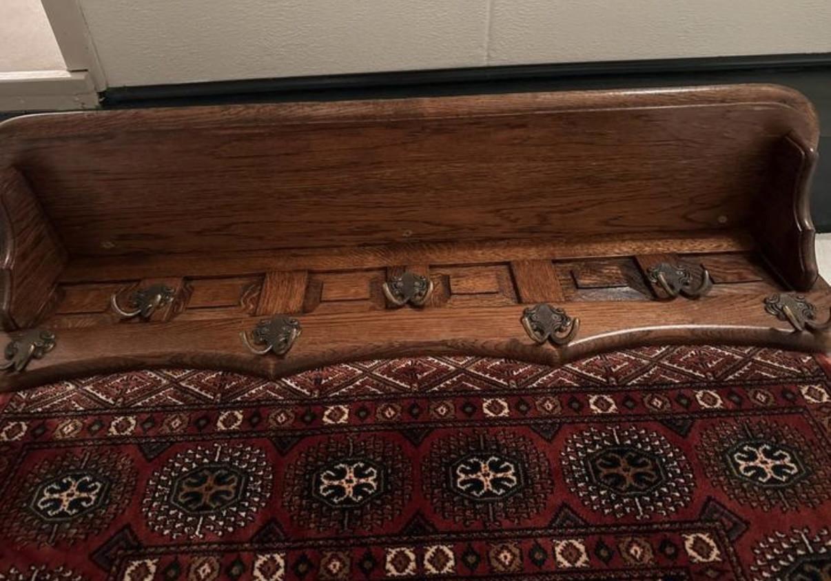 Vintage tapijt/kapstok