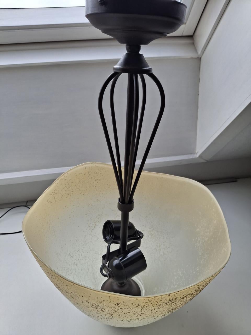 Set vintage hanglampen