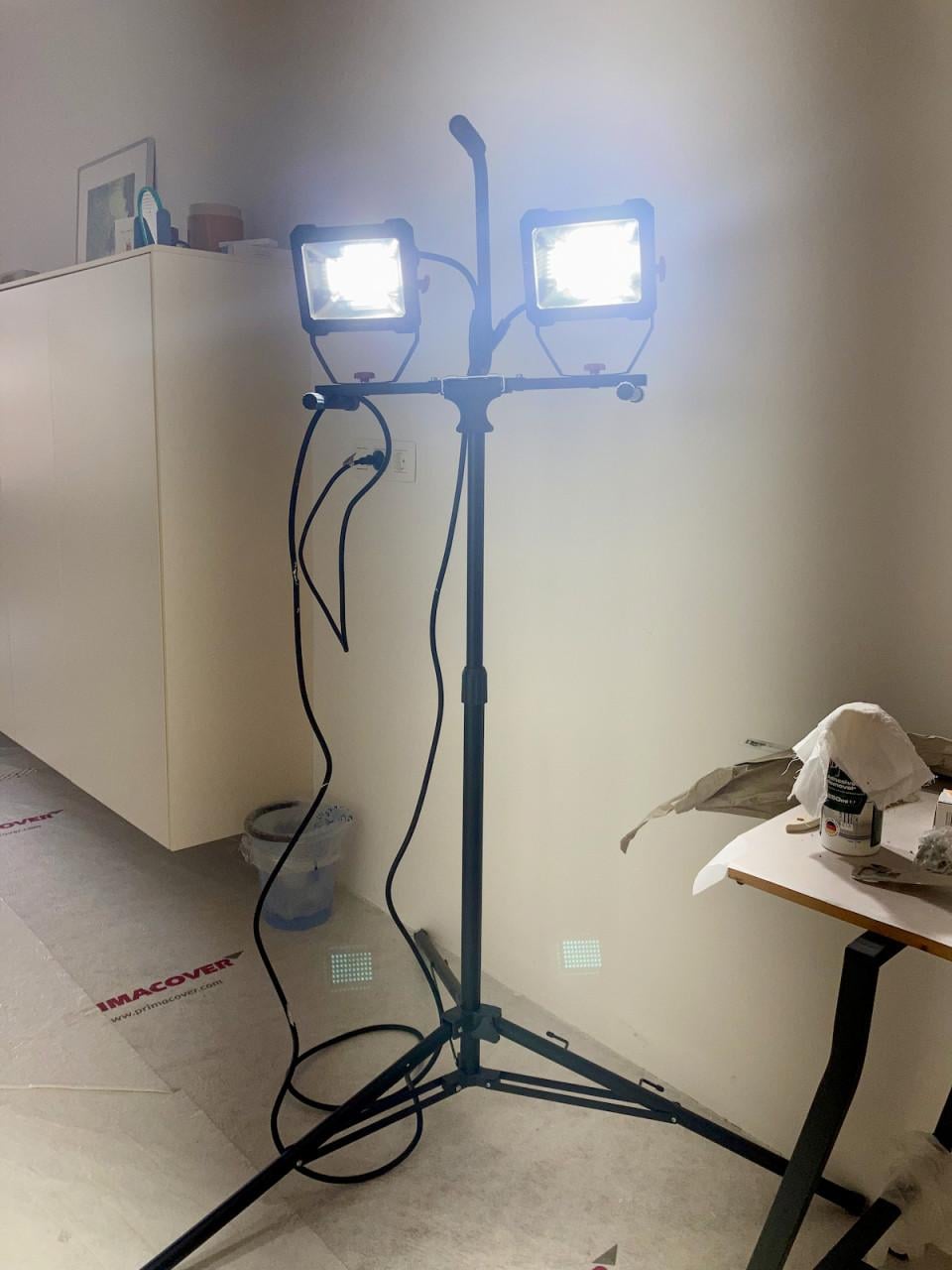 Dubbele LED bouwlamp