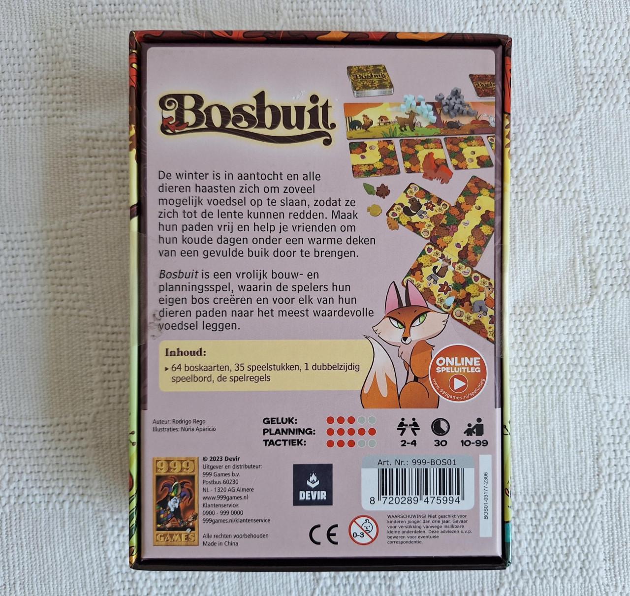 Bosbuit NIEUW!