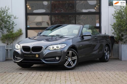 BMW 2-serie cabrio 218i sportline - leder - navi - led - pdc - stoel verw -