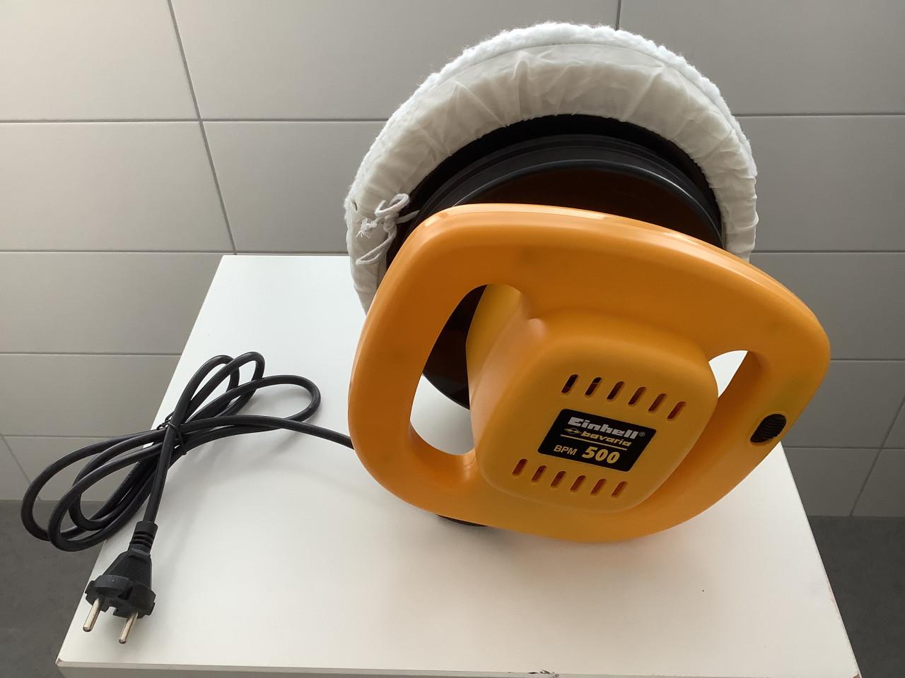 Poets-/polijstmachine Einhell BPM 500 inclusief nieuwe poets-/polijstkappen