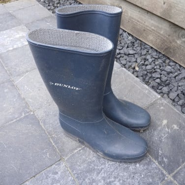 Laarzen Dunlop blauw maat 39