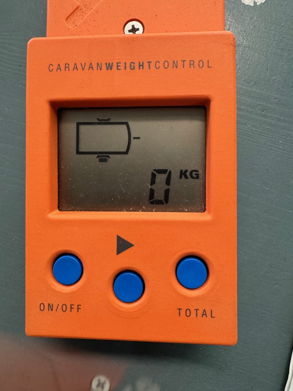 Elektronische caravan weger