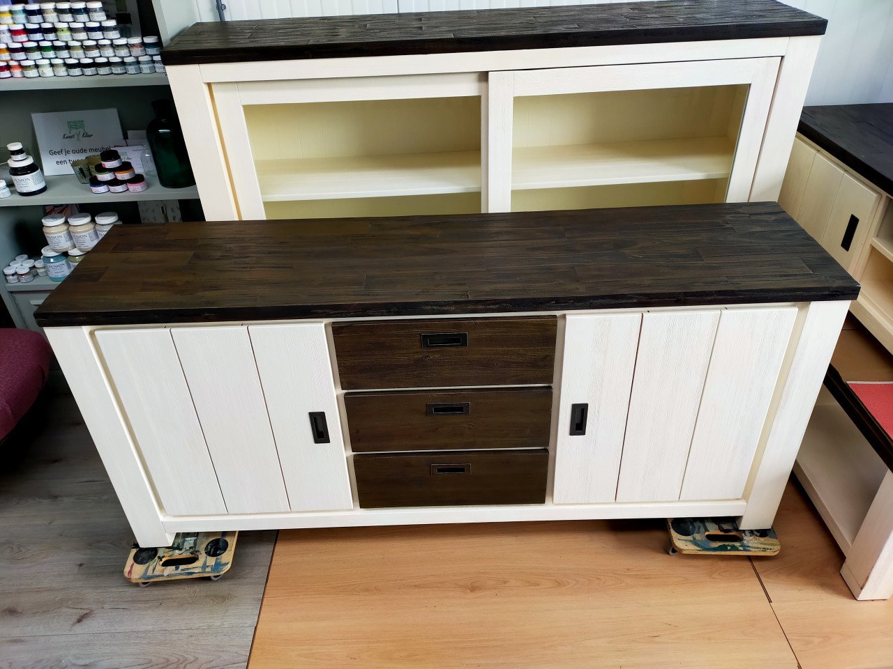 Complete woonkamer (Kasten/salontafel)