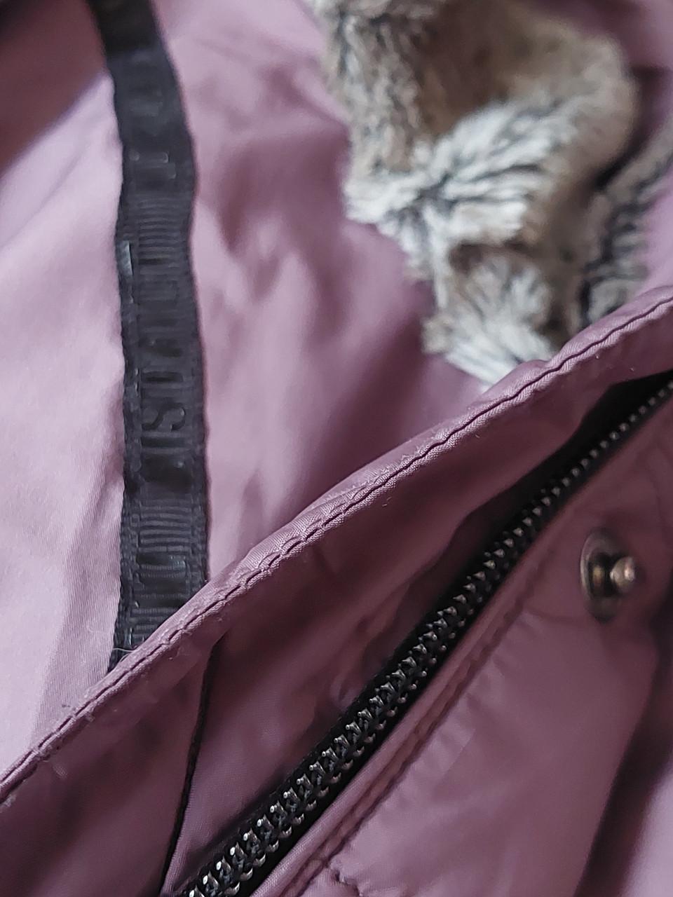 Nieuwe paarse District dames winterjack mt 44