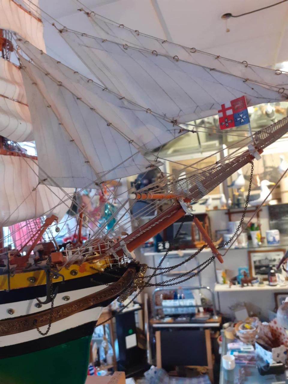 Scheepsmodel Ameriko Vespucci