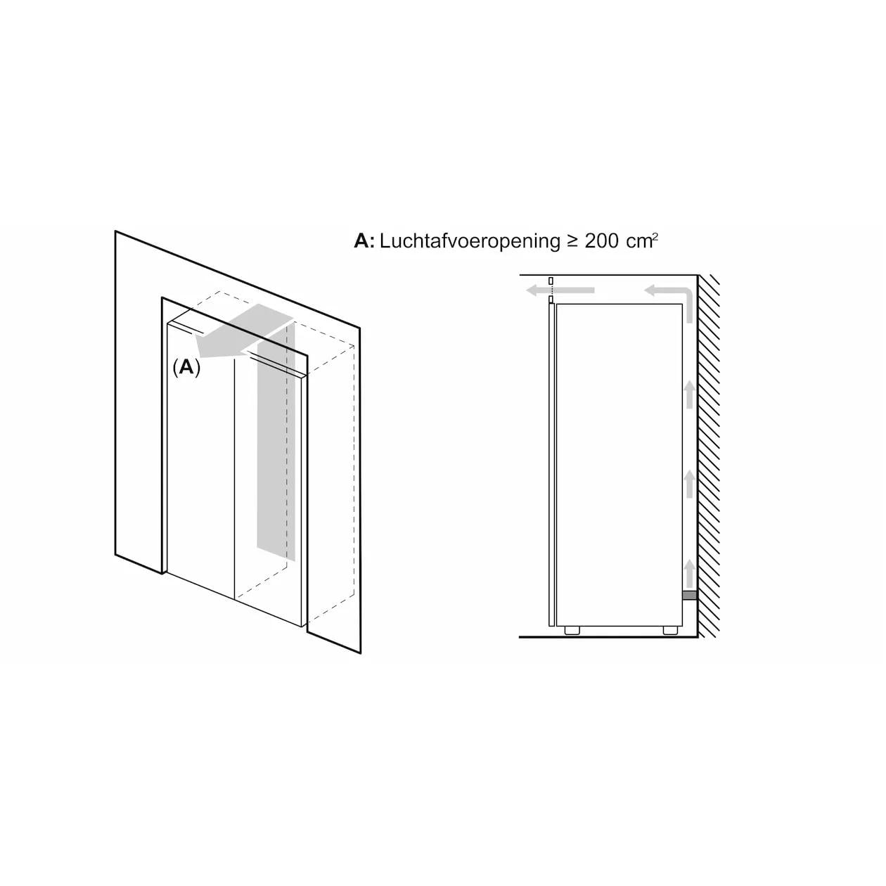 1 jaar oude vriezer BOSCH GSN36VWEP Serie 4  Nofrost vrieskast 186x60 cm.