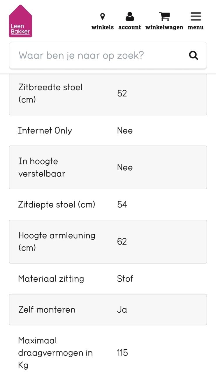 Relax stoelen met sta-op functie