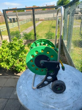 Tuinslang op haspel 20 mtr