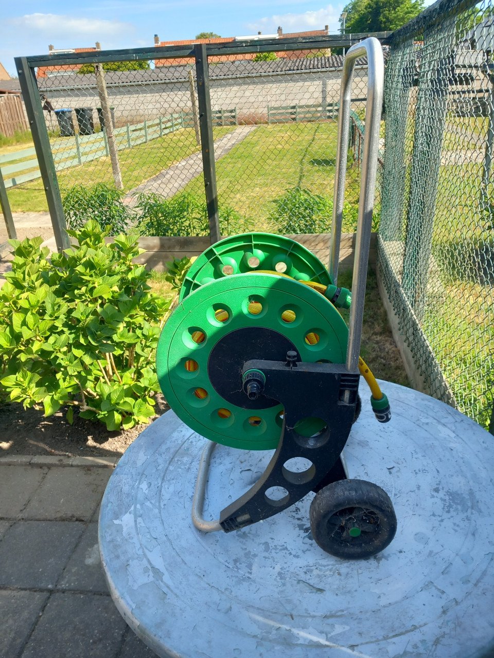 Tuinslang op haspel 20 mtr