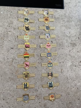 Diverse verschillende Sigarenbandjes.