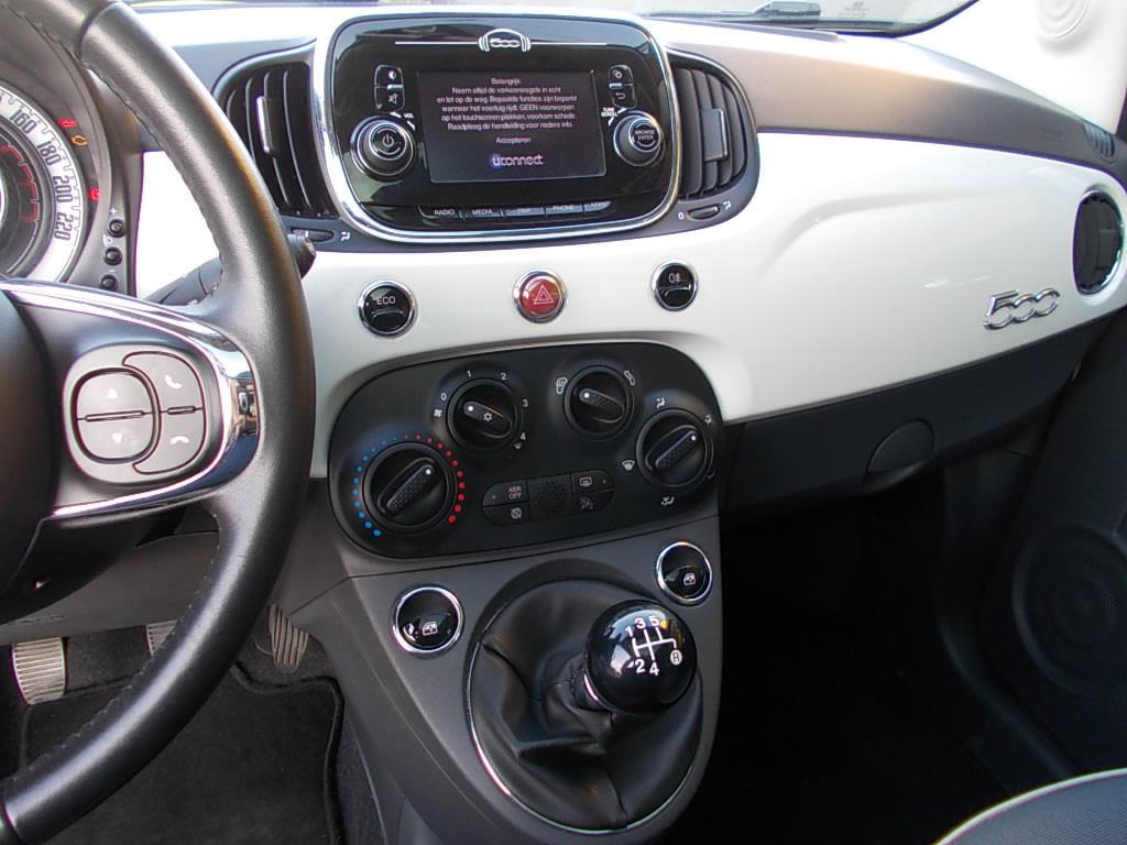Fiat 500 0.9 twin-air lounge 80pk airco, pano.dak pdc