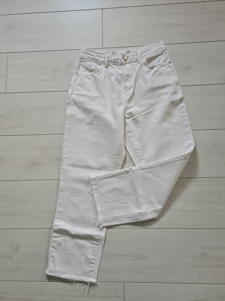 Nieuw ! Amisu rechte witte spijkerbroek  Maat M