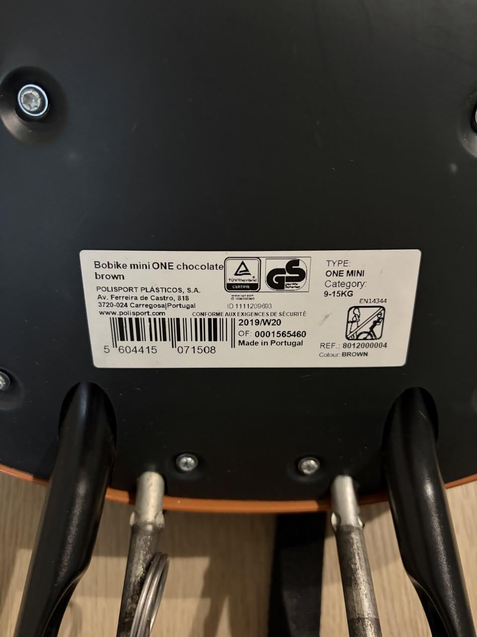 Fietszitje Bobikes incl. twee adaptors