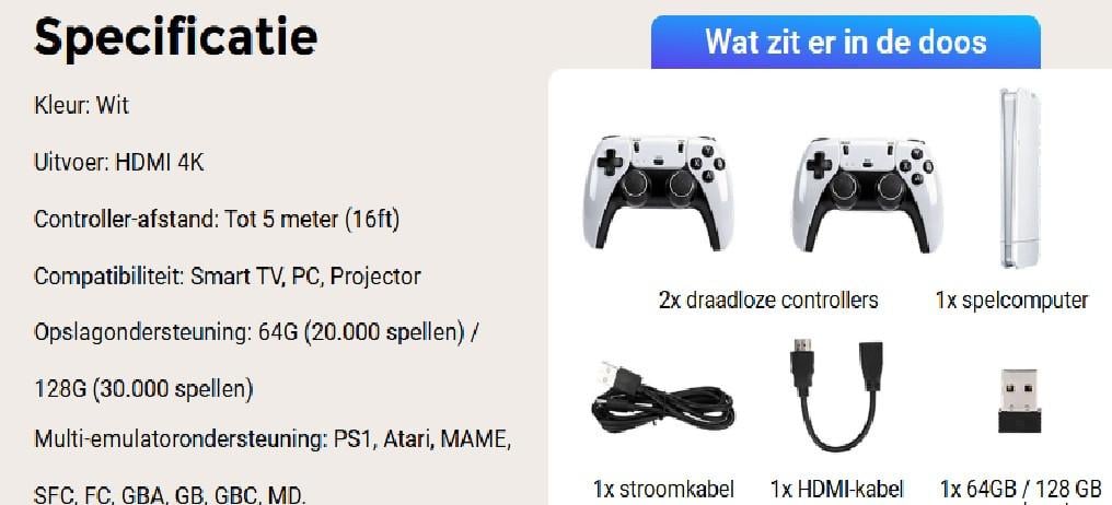 Moderne retrogame console