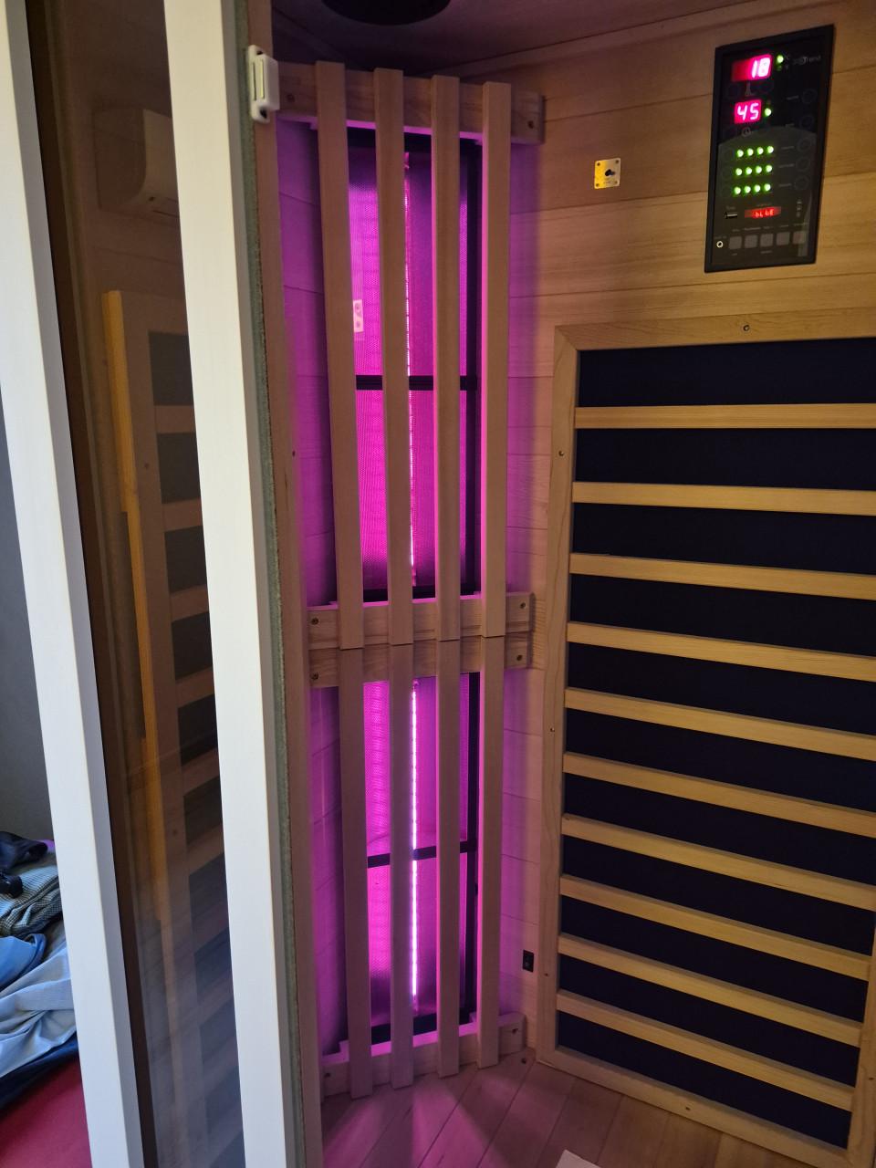 Infrarood cabine uitschuifbaar