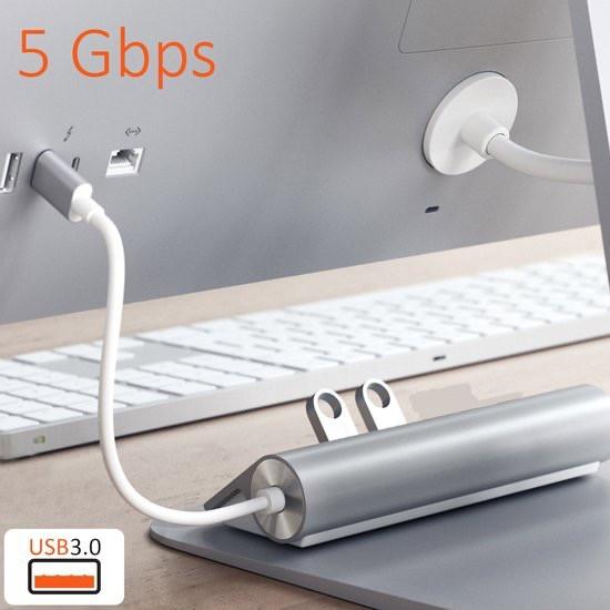 Satechi Aluminium USB 3.0 HUB en kaartlezer