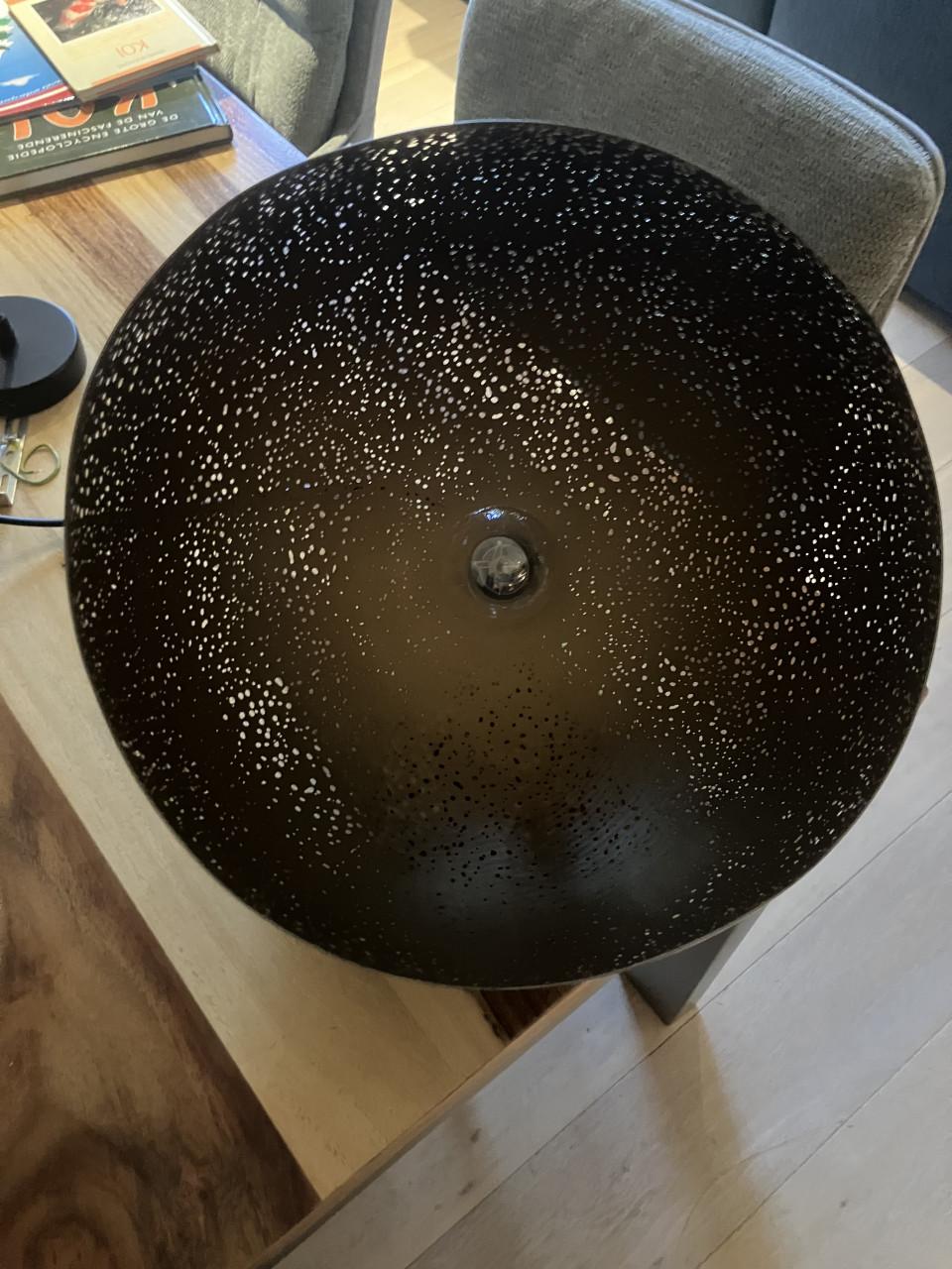 Zwart gouden hang lamp