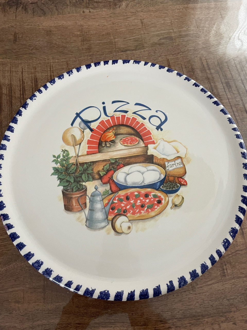 Pizza borden
