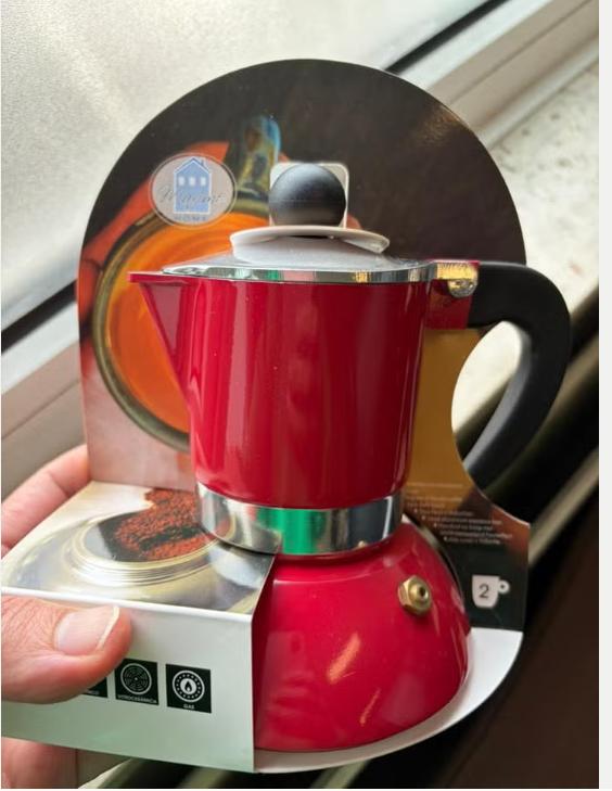Moka pot espresso 2 kommetjes